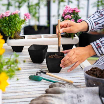 Eco-Friendly Wheat Fiber No Plastic Planter